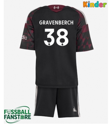 Liverpool Ryan Gravenberch #38 Replik 3rd trikot Kinder 2026-27 Kurzarm (+ Kurze Hosen)
